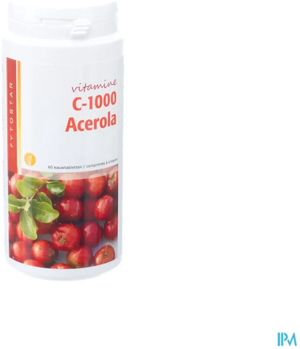 Fytostar Acerola C 1000 Vitamine C 60 Kauwtabletten