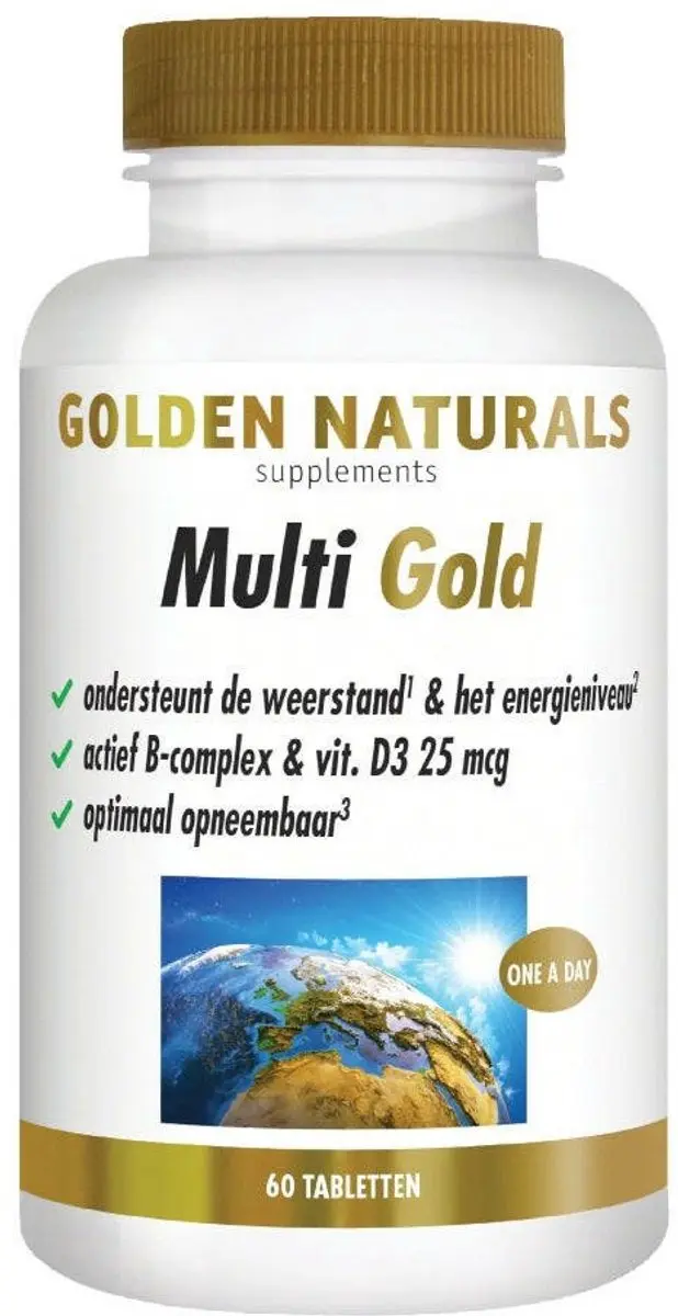 Golden Naturals Multi Gold Tabletten 180 Stuks