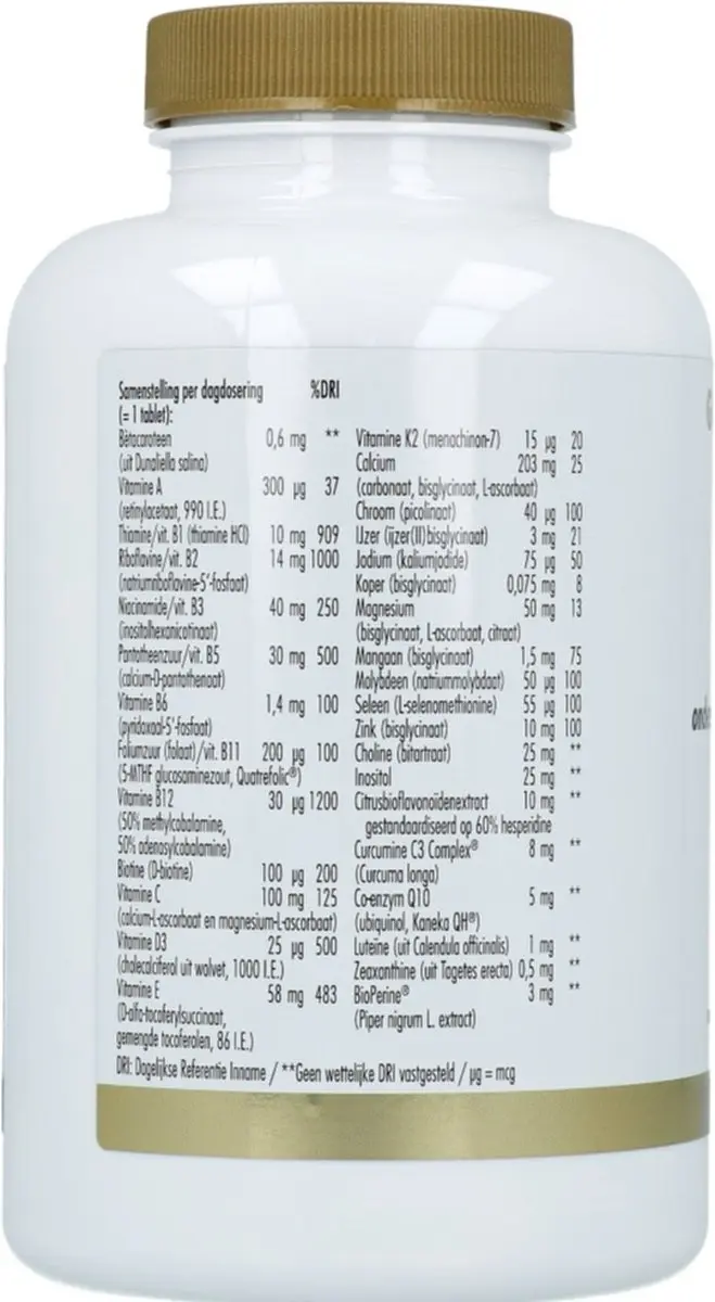 Golden Naturals Multi Gold Tabletten 180 Stuks