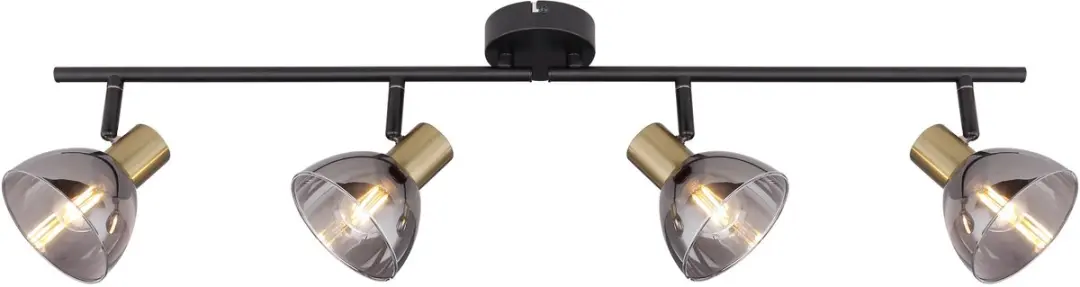 Globo Jay Spotlamp E14 - 4 Stuks 11cm Zwart