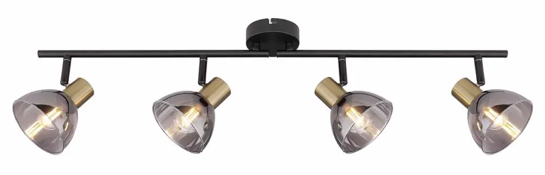 Globo Jay Spotlamp E14 - 4 Stuks 11cm Zwart