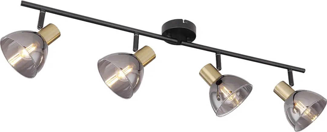 Globo Jay Spotlamp E14 - 4 Stuks 11cm Zwart