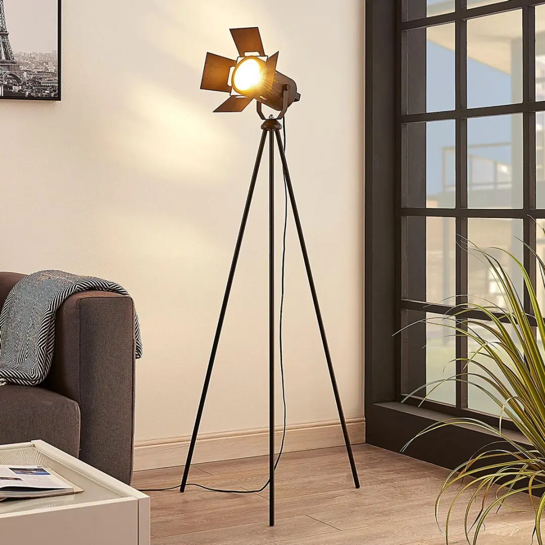 Lindby Vloerlamp Driepoot 1 Licht E27