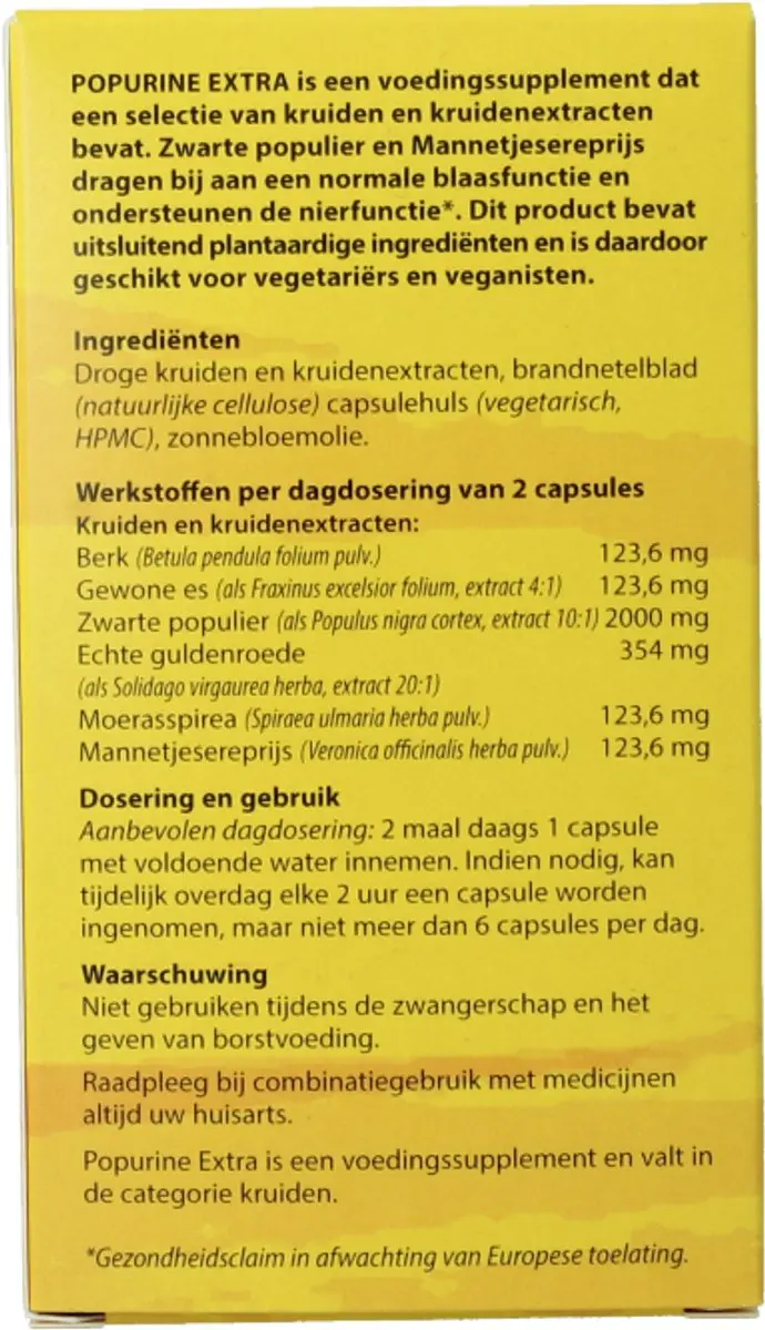 Bloem Popurine Extra 60 Capsules