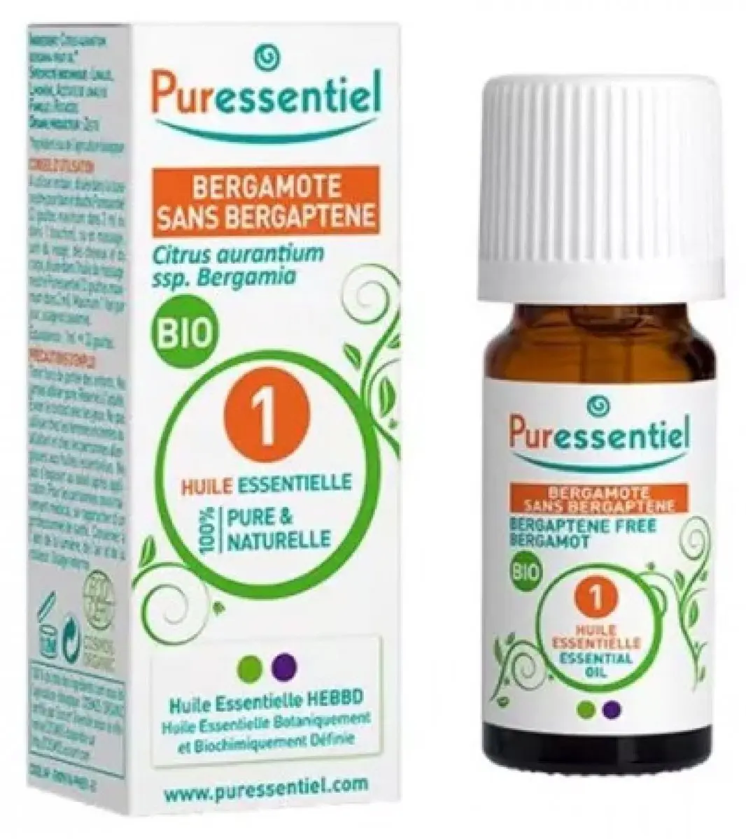Puressentiel Bergamot Bio Essentiële Olie 10ml