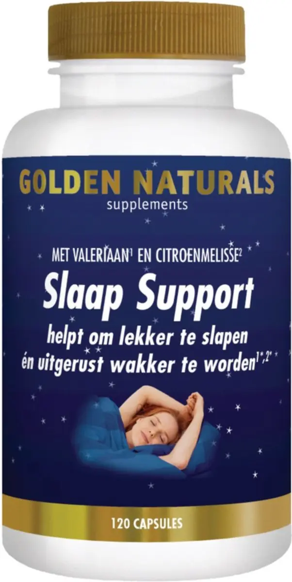 Golden Naturals Slaap Support Vegan Capsules - 120 Stuks