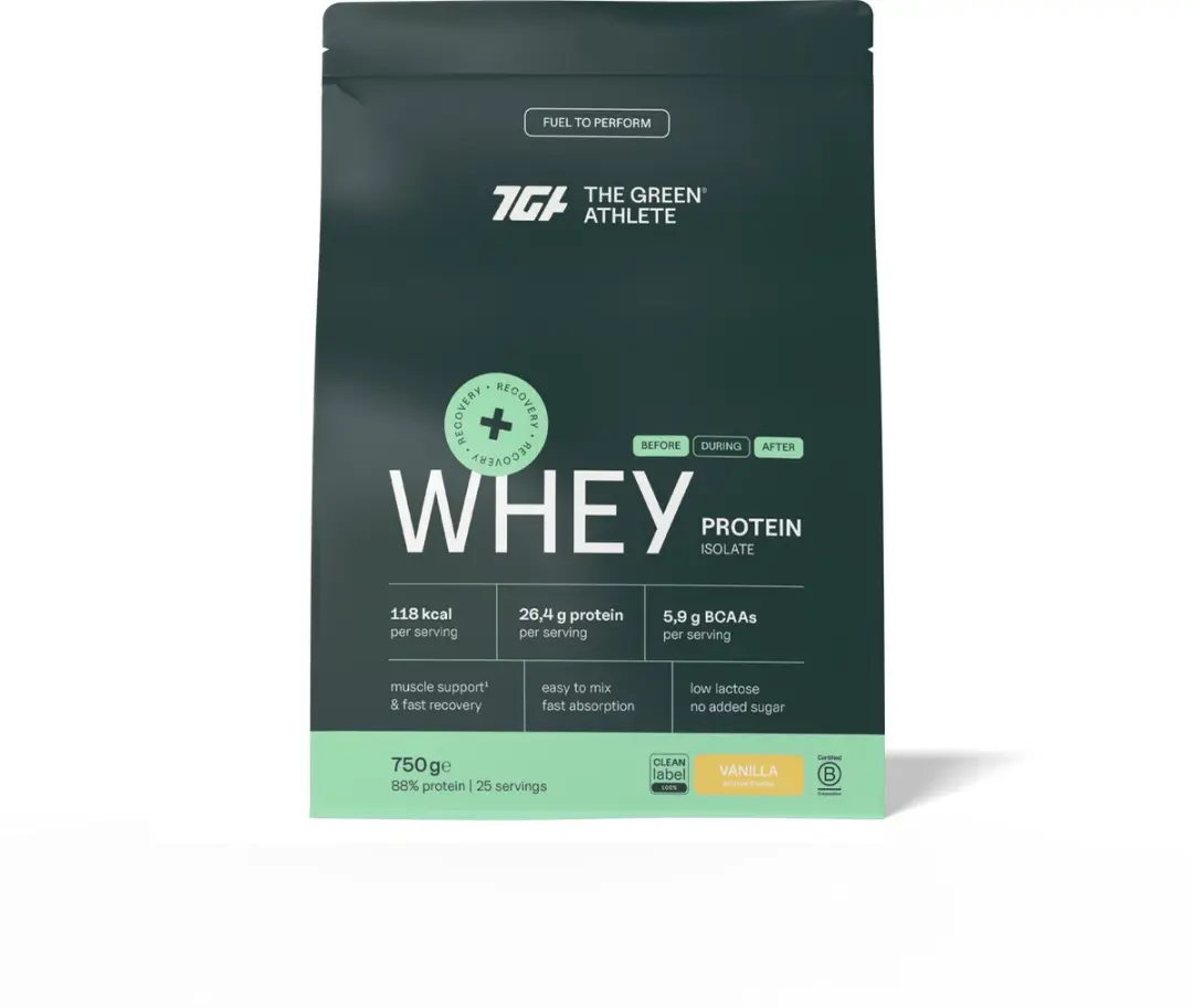 The Green Athlete Whey Protein Isolate Vanille 750g