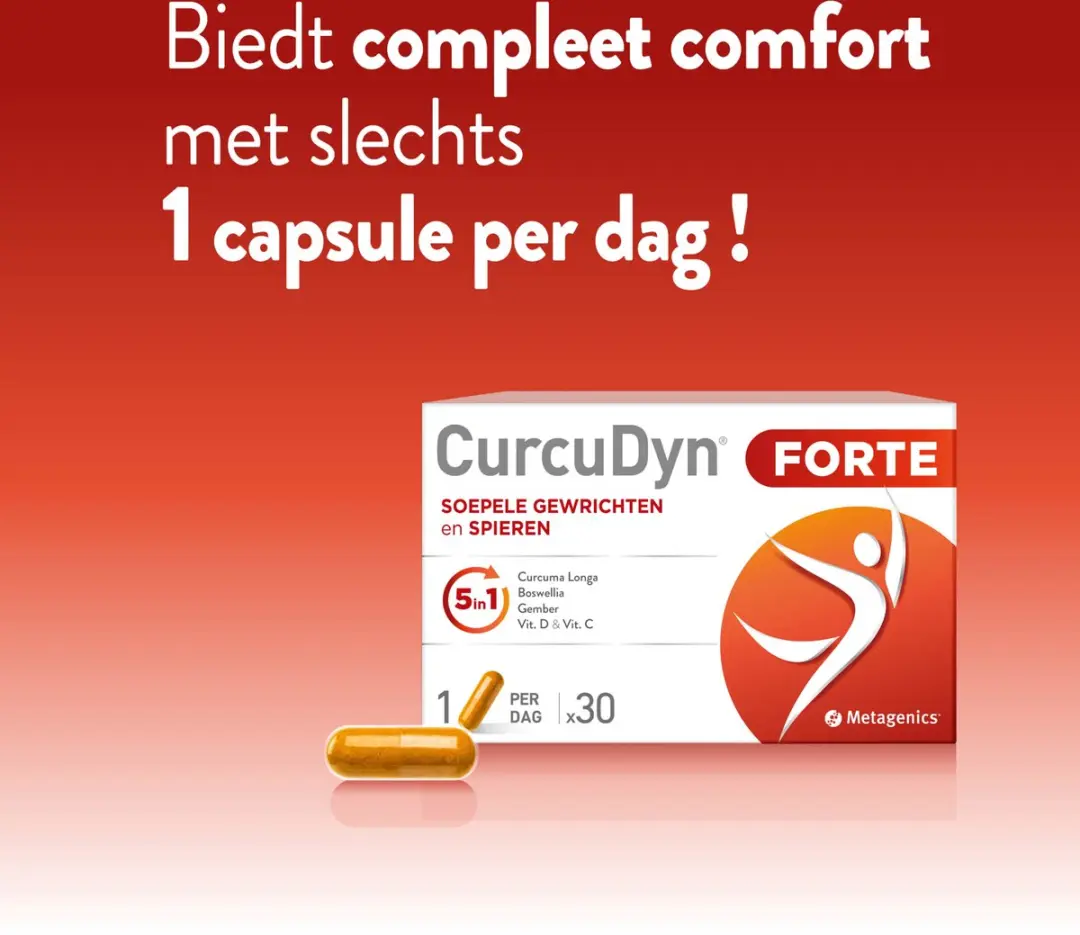 Metagenics CurcuDyn Forte 30 Capsules - Kurkuma/Gember/Boswellia