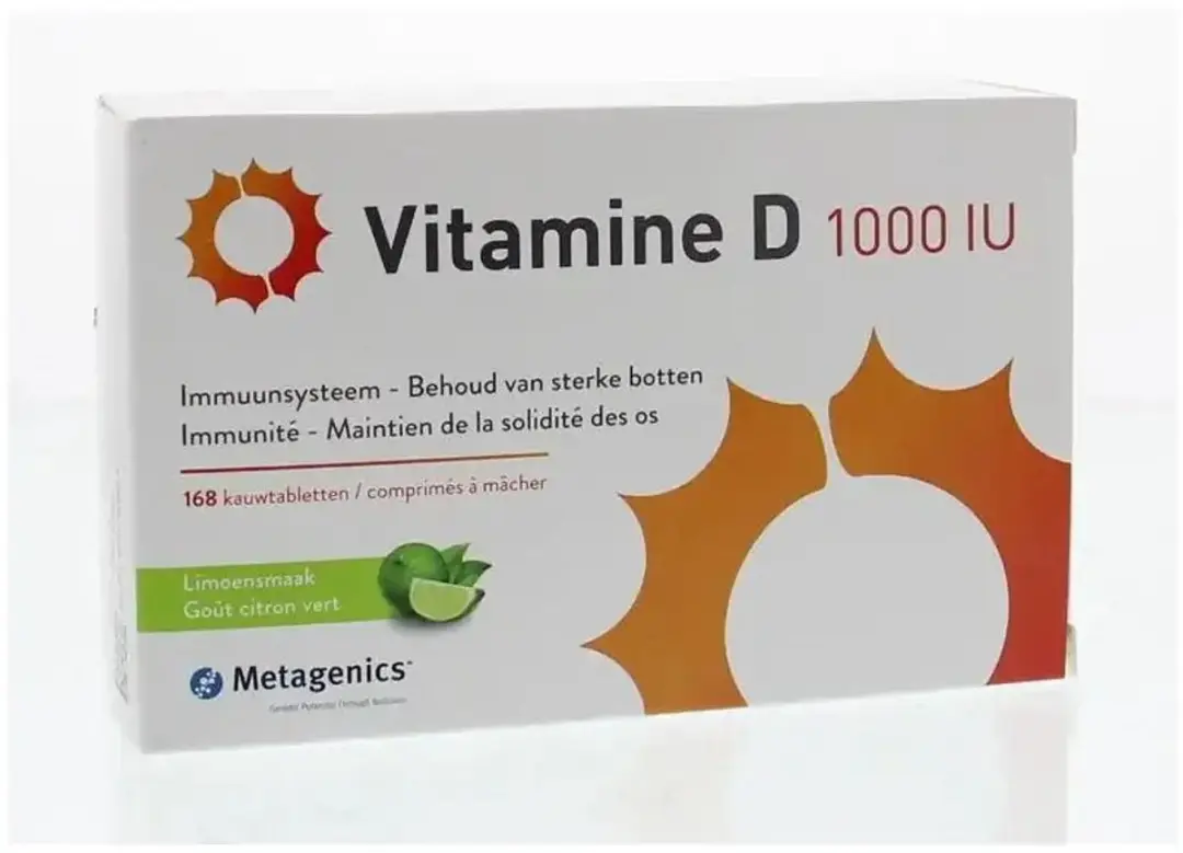 Metagenics Vitamine D3 1000 IE - 168 Stuks