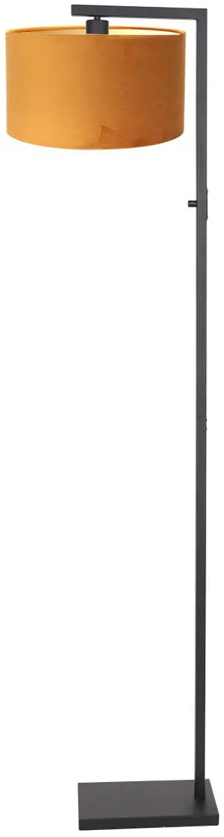 Steinhauer Vloerlamp Stang 8221ZW - 160cm - Zwart/Goud