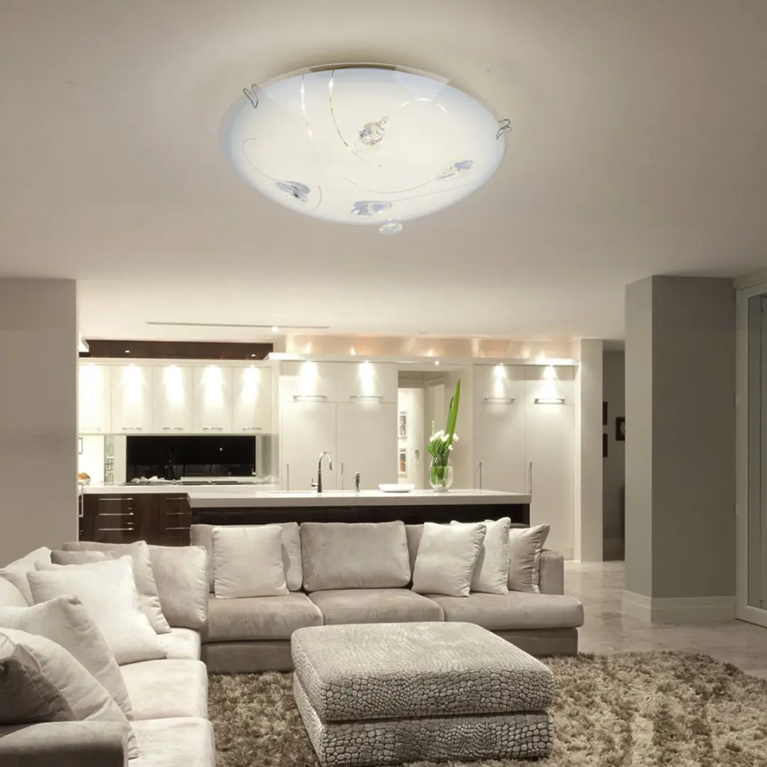 Globo LED Plafondlamp Kristal 8W Warm Wit - 2 Stuks