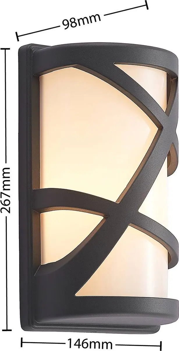 Lindby Wandlamp Buiten 1 Licht E27