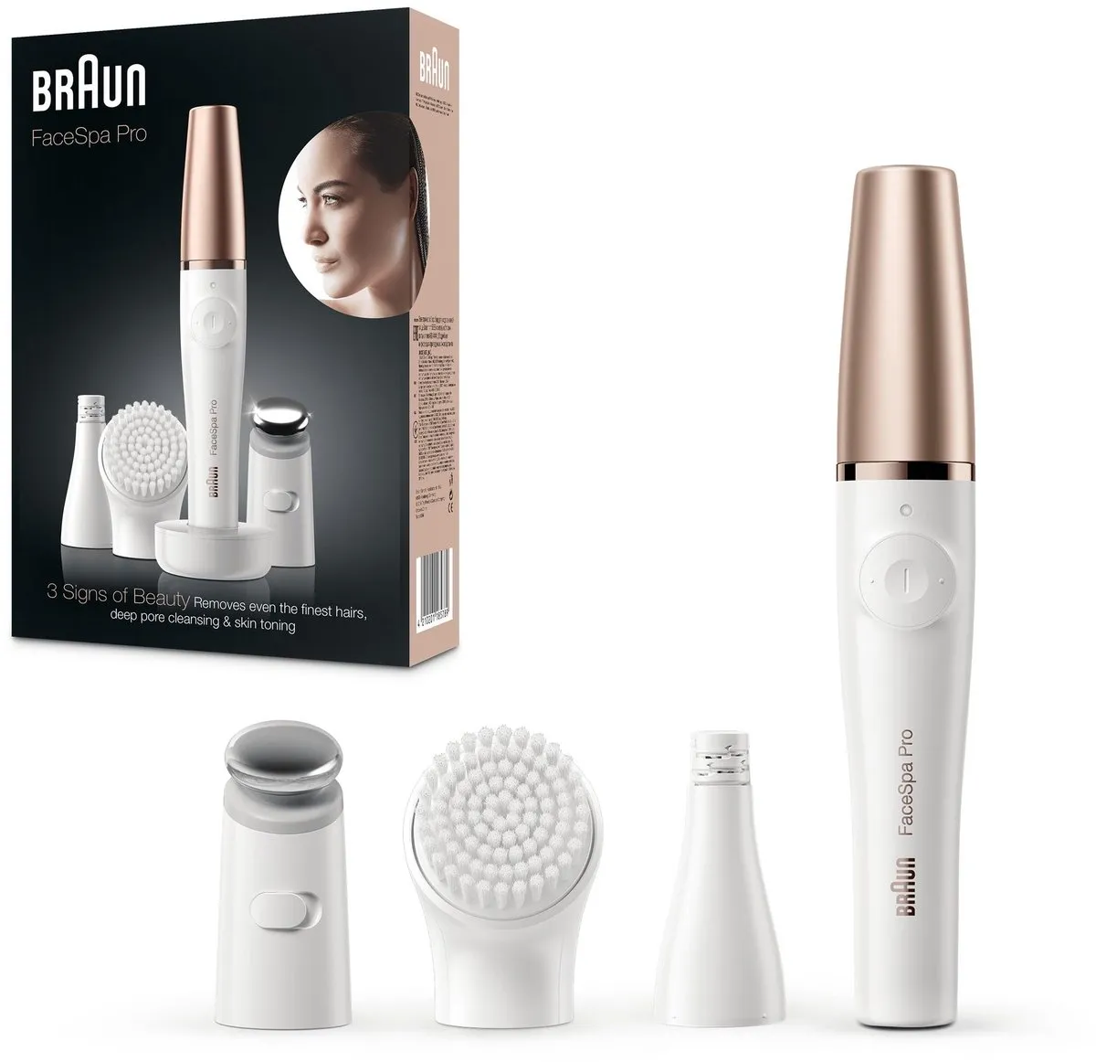 Braun FaceSpa Pro 911 Epilator - 4 Opzetstukken