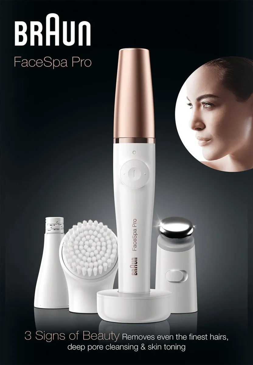Braun FaceSpa Pro 911 Epilator - 4 Opzetstukken