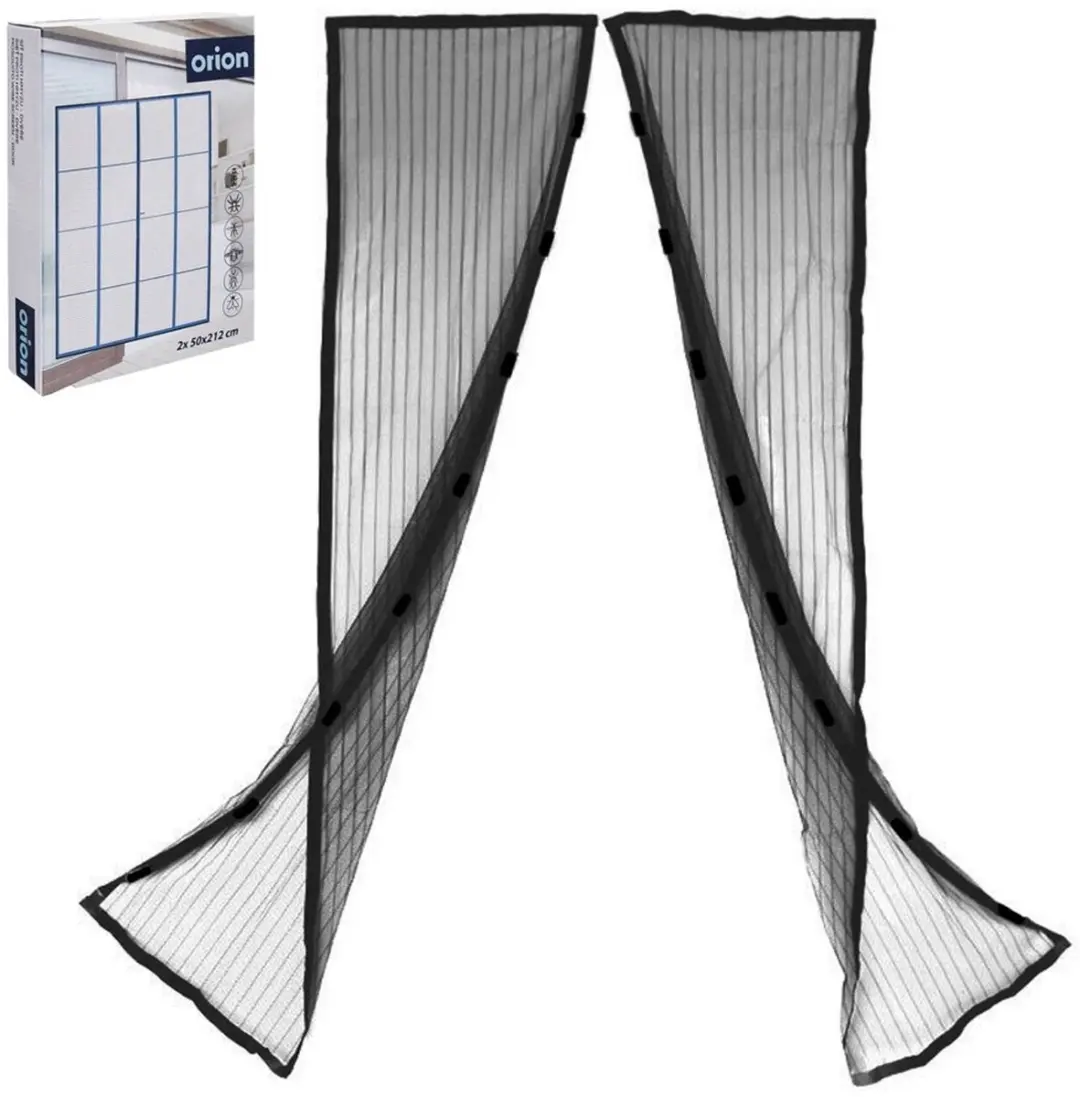 Orion Deurhor met magneet 212x100cm - Zwart - afbeelding 6 van 6