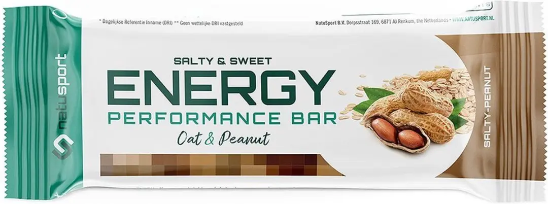 Natusport Energy Performance Bar Salty Peanut - 12 Stuks