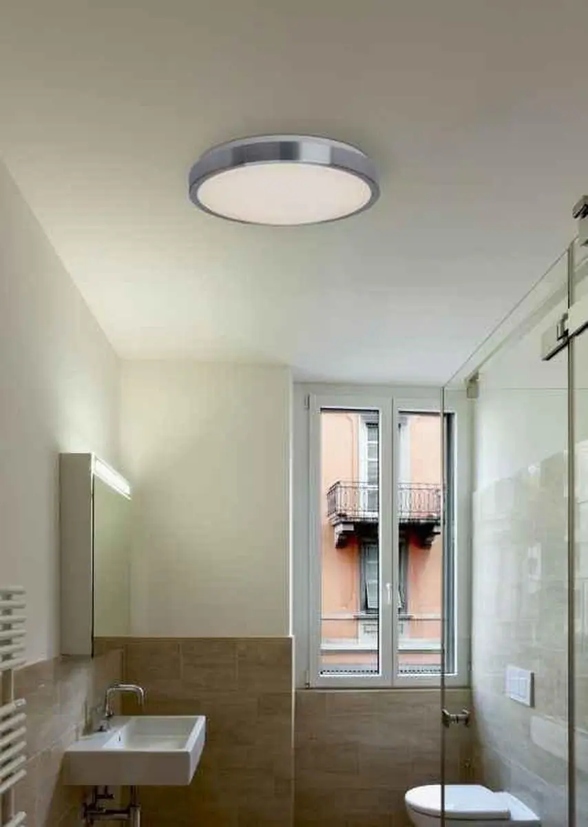 Brilliant Miramar Plafondlamp - Chroom Ø28,5cm