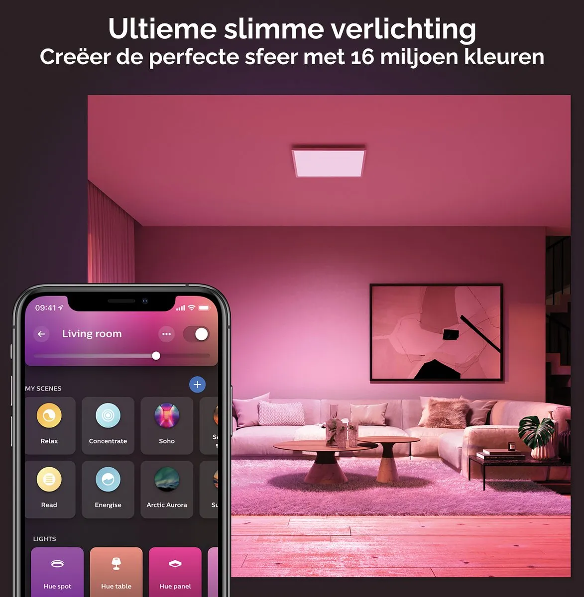 Philips Hue Surimu Paneellamp - 60cm - RGB/Wit