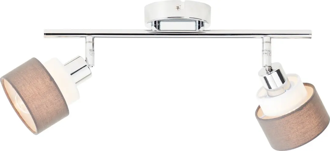 Brilliant Naples Plafondlamp 28W - Chroom/Wit