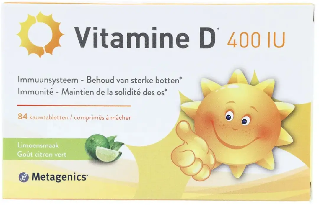 Metagenics Vitamine D 400 IU Tabletten - 84mg