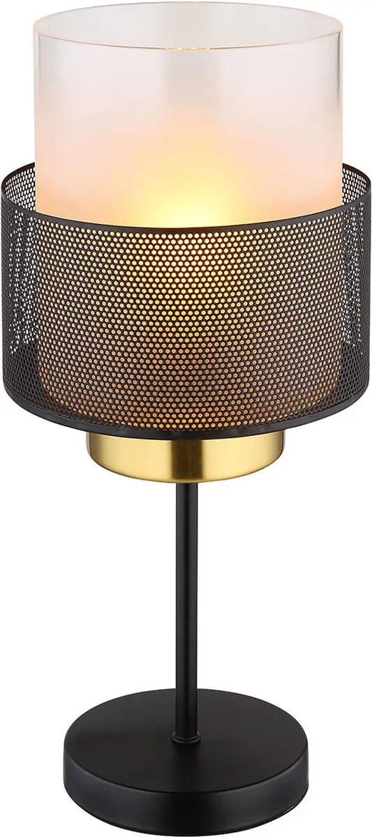 Globo Olga Tafellamp - Zwart - Ø18cm - E27