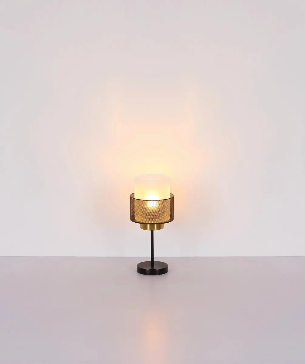 Globo Olga Tafellamp - Zwart - Ø18cm - E27