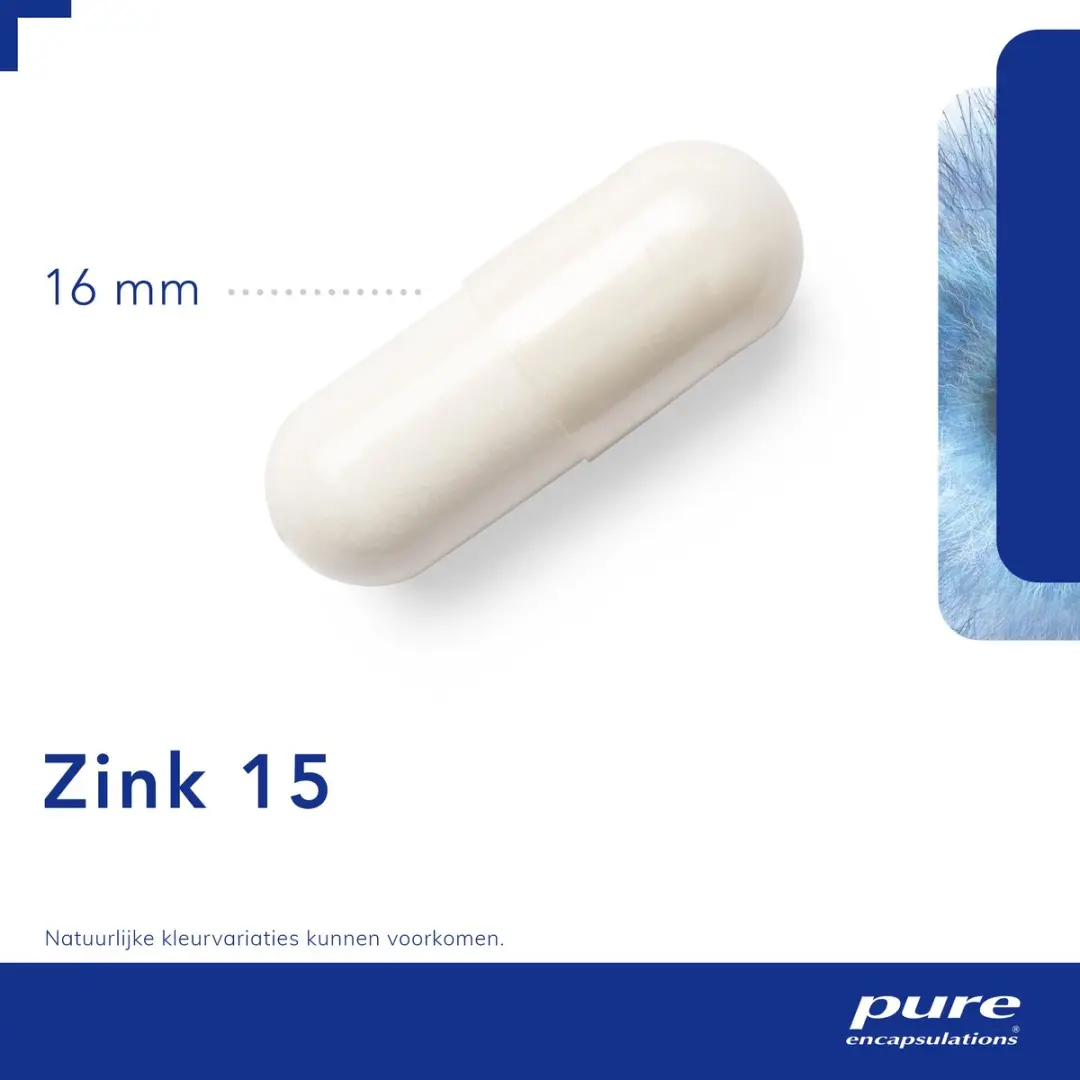 Pure Encapsulations Zink 15 Zinkpicolinaat 75mg Capsules - 60 Stuks