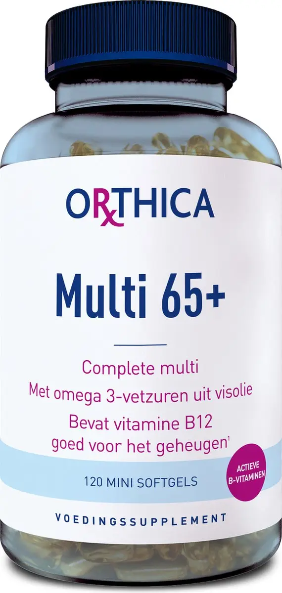 Orthica Multi 65+ Multivitamine 120 Softgels