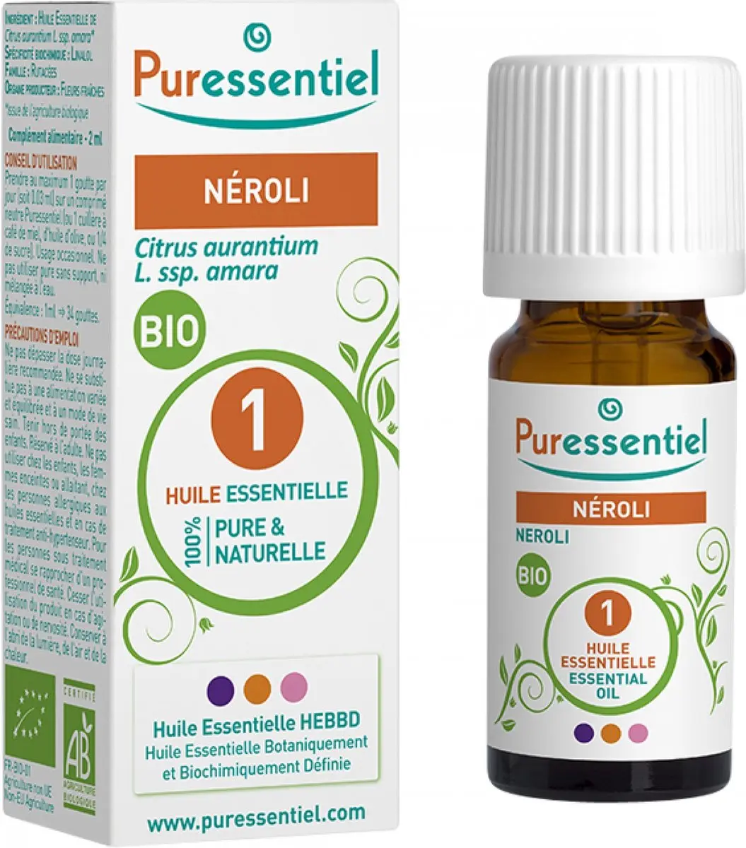 Puressentiel Neroli Etherische Olie Organisch 2ml
