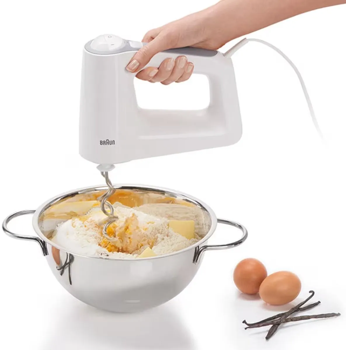 Braun HM 3137 Handmixer Combi - 500W - Wit