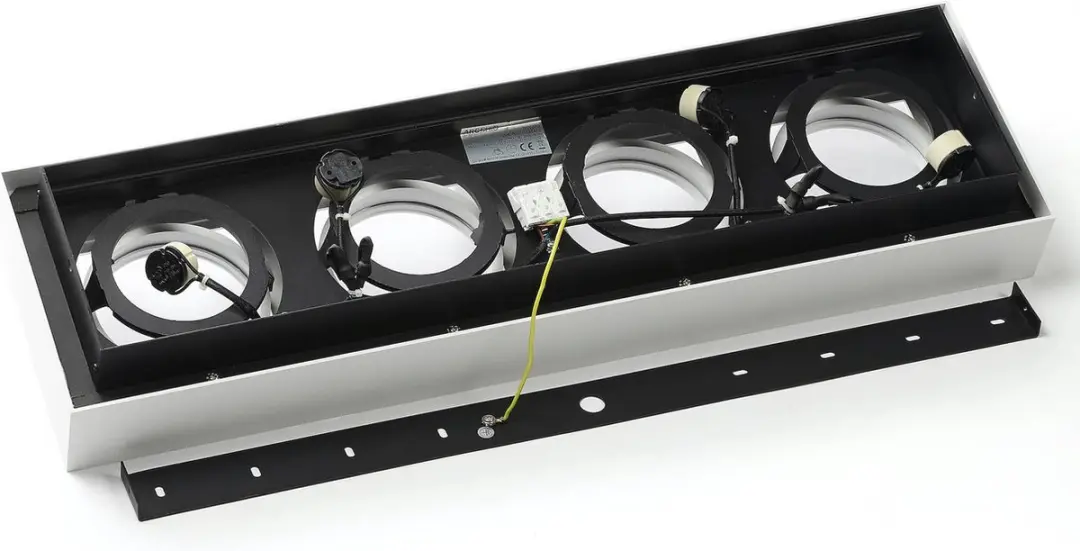 ARCCHIO Plafondlamp 4x GU10 Aluminium Wit