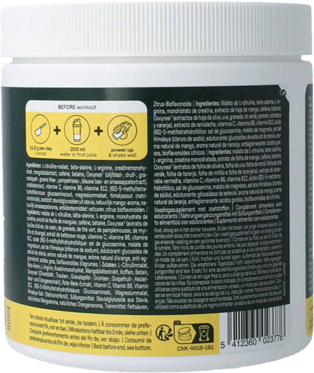The Green Athlete Pre-Workout 345g