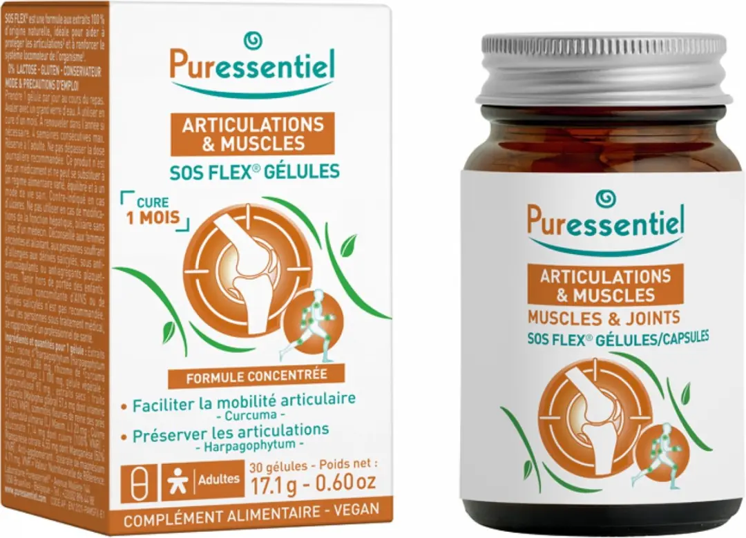 Puressentiel Gewrichten & Spieren SOS Softgels 30 Stuks
