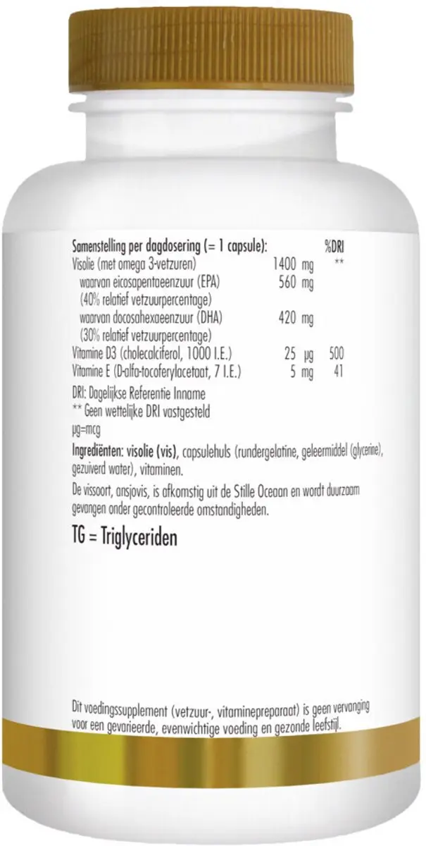 Golden Naturals Visolie 1400 TG 120 Softgels