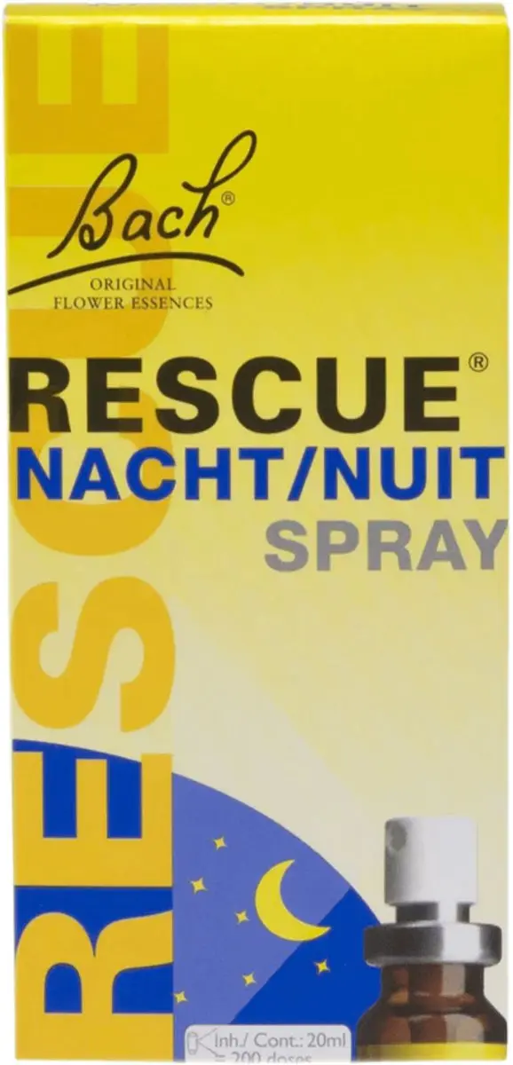 Bach Rescue Spray Nacht 20ml - afbeelding 6 van 6