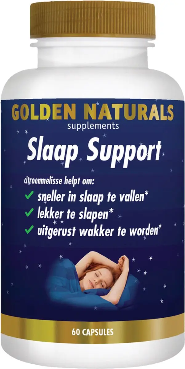 Golden Naturals Slaap Support Vegan Capsules - 60 Stuks