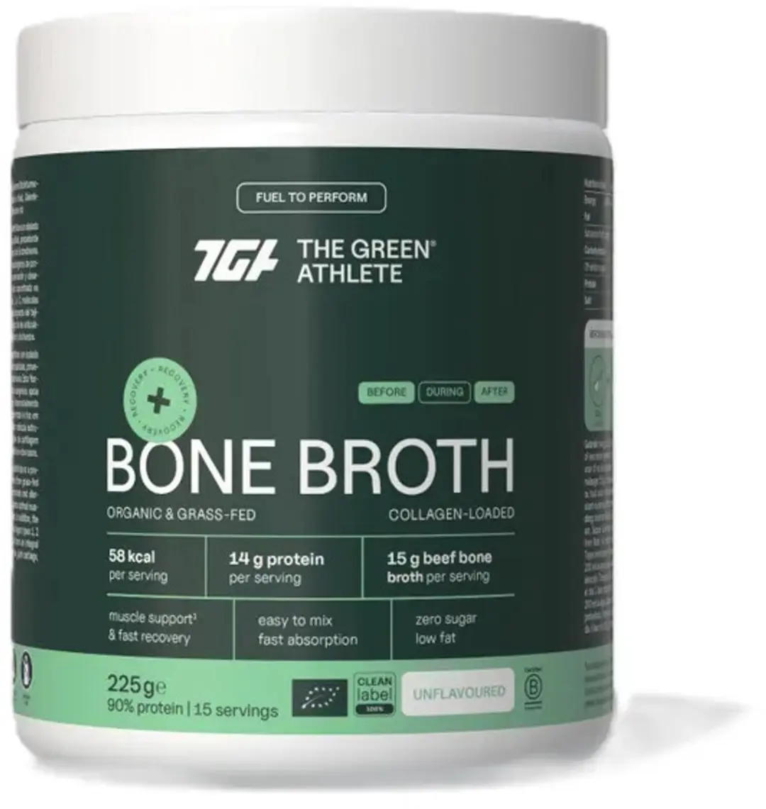 The Green Athlete Bone Broth Bio 225g - afbeelding 6 van 6