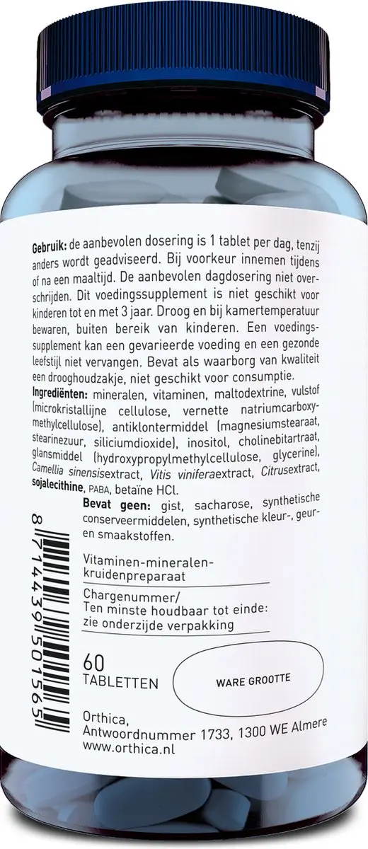 Orthica Strata Fem Multivitaminen 60 Tabletten