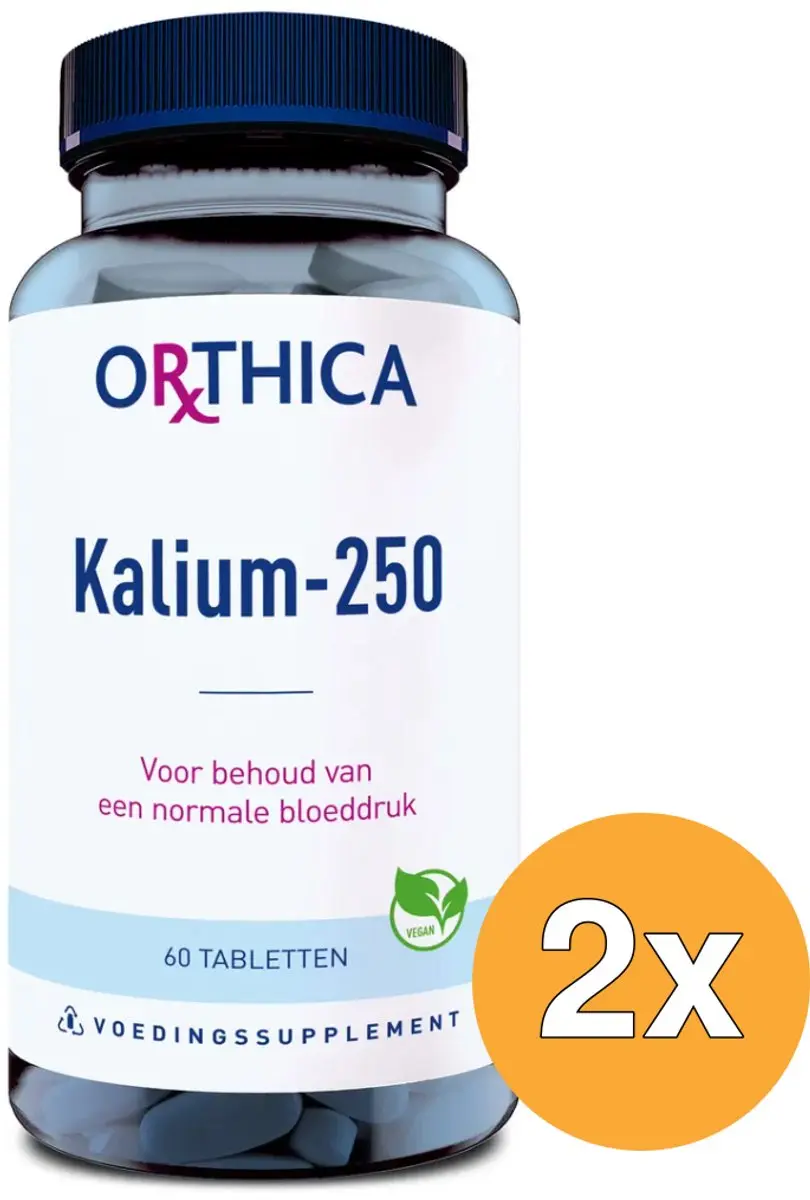 Orthica Kalium-250 120 tabletten - 2 Stuks