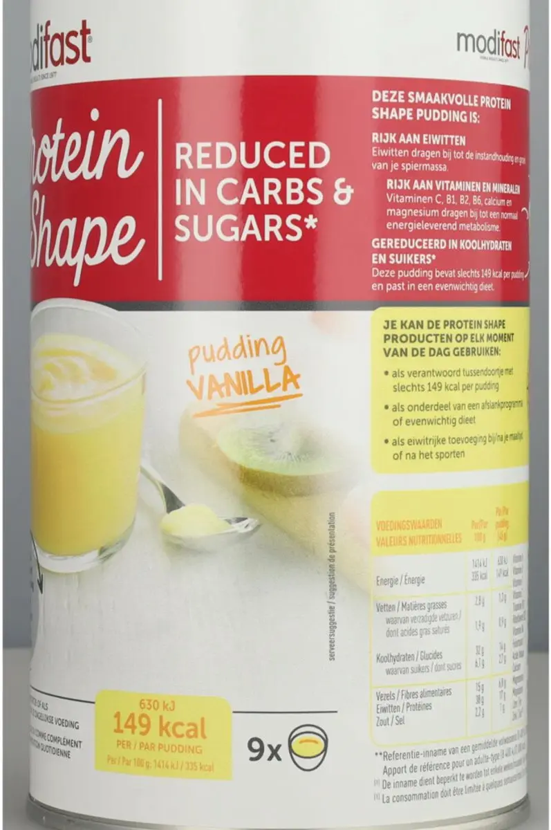 Modifast Protein Shape Pudding Vanille - 3x405g