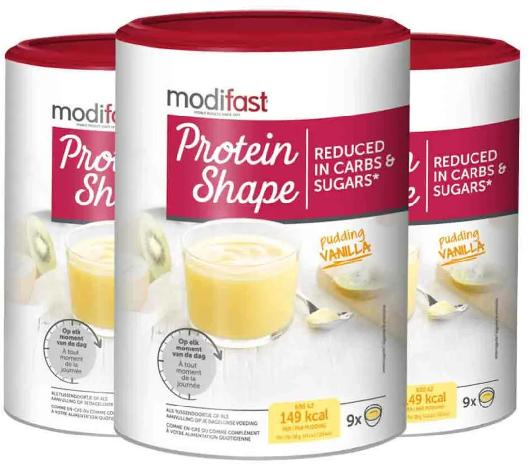 Modifast Protein Shape Pudding Vanille - 3x405g