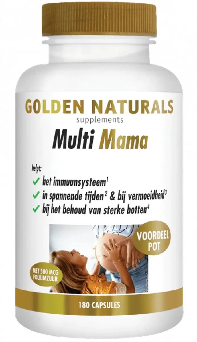 Golden Naturals Multi Mama Veganistische Capsules 180 Stuks