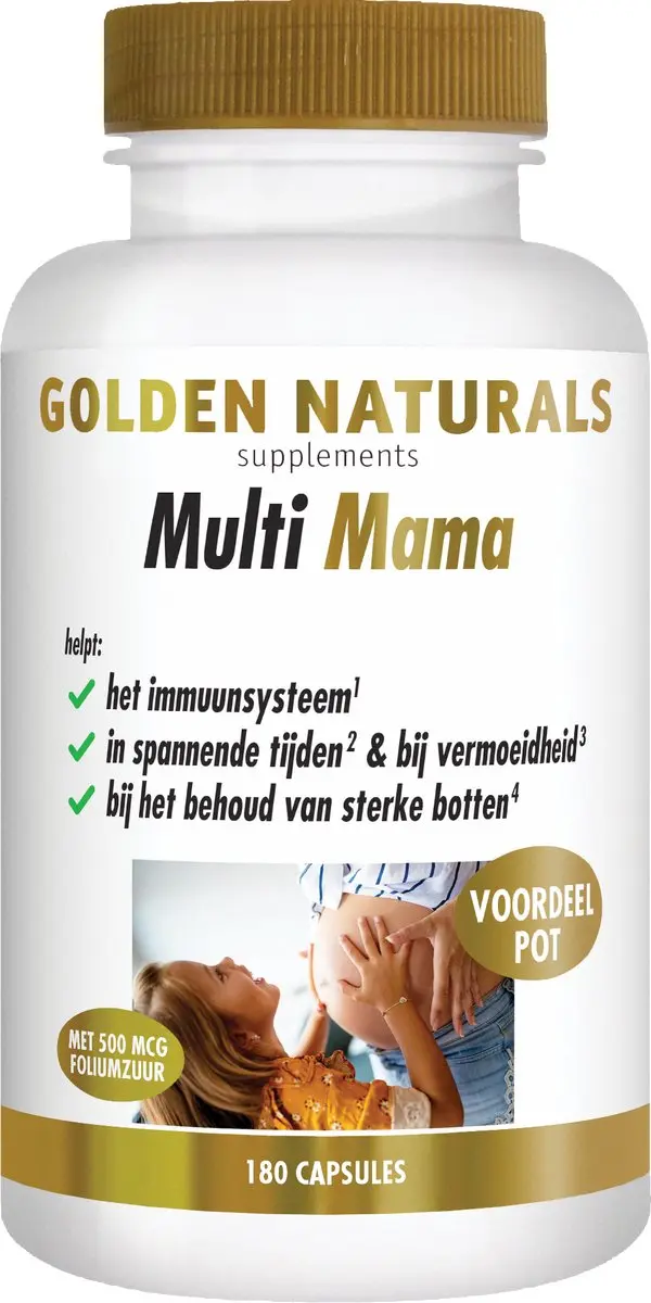 Golden Naturals Multi Mama Veganistische Capsules 180 Stuks