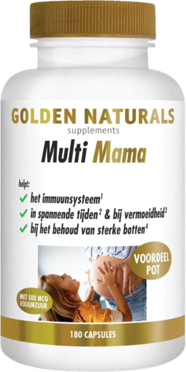Golden Naturals Multi Mama Veganistische Capsules 180 Stuks