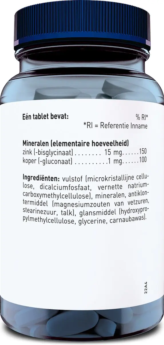 Orthica Zink-15 Mineralen 90 Tabletten