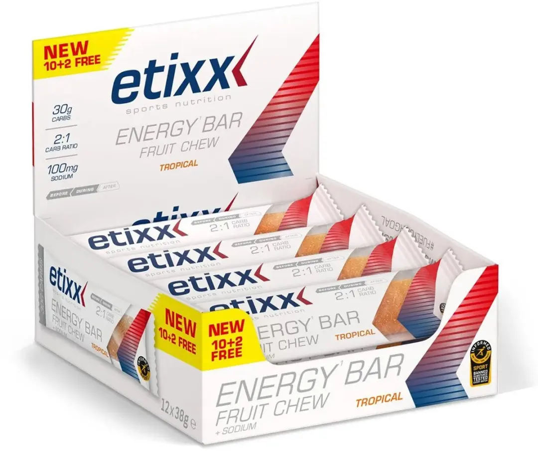 Etixx Energy Bar Fruit Chew Tropisch