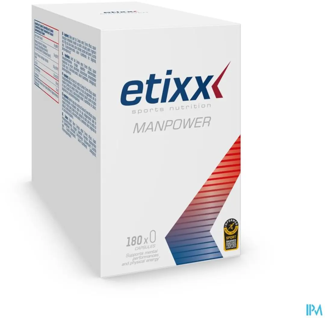 Etixx Manpower Supplementen 180 Capsules