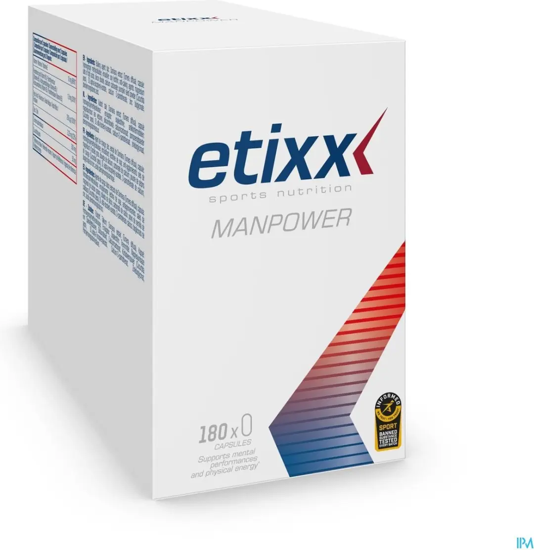 Etixx Manpower Supplementen 180 Capsules