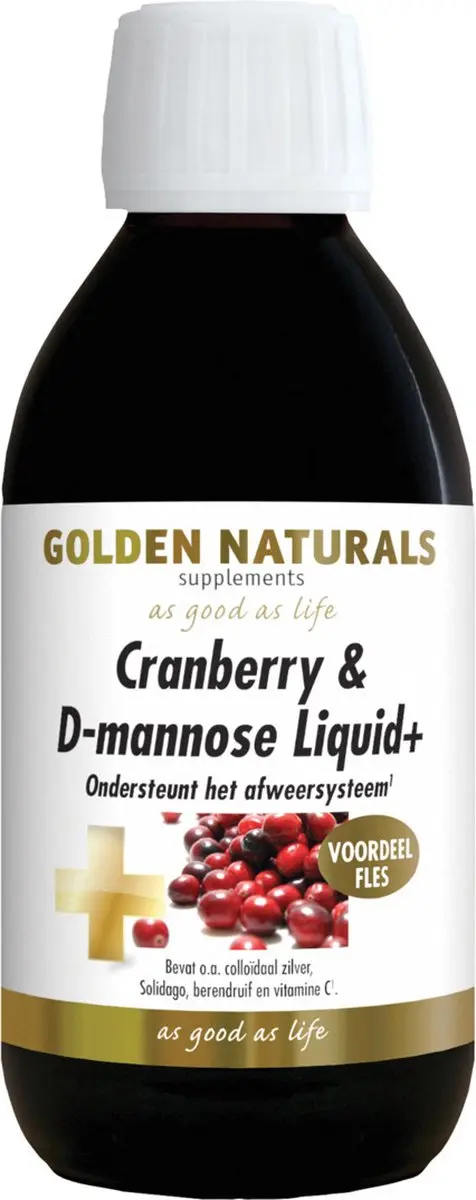 Golden Naturals Cranberry & D-mannose Vloeistof 500ml