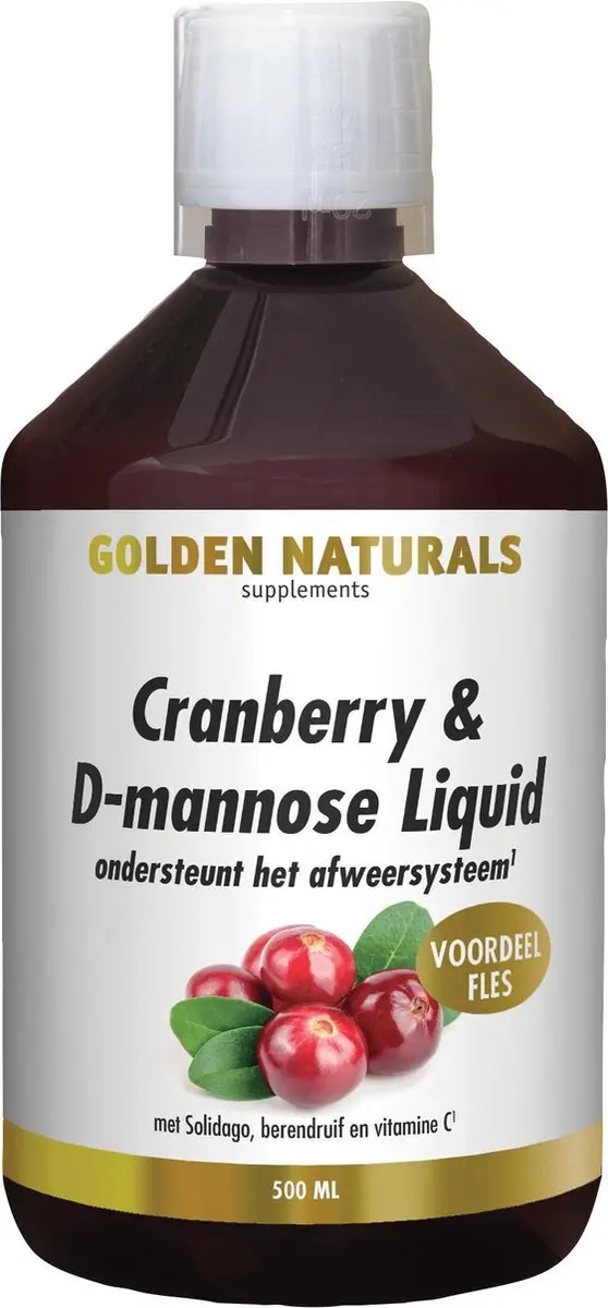 Golden Naturals Cranberry & D-mannose Vloeistof 500ml